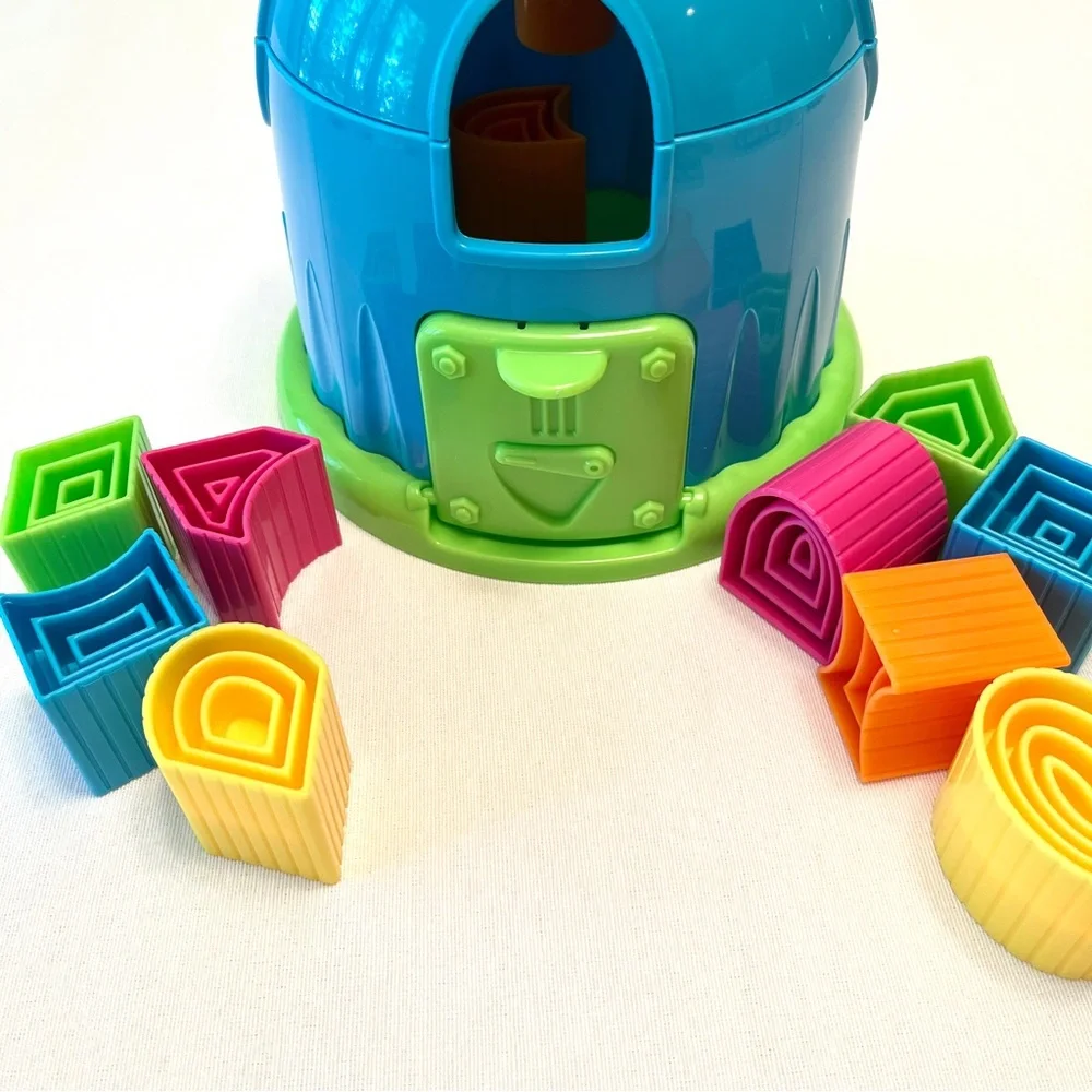 Fat Brain Toys Shape Factory & Blocks 24m+ Toddler Learning Sensory Toy Puzzle